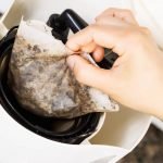 Coffee grounds in garbage disposal