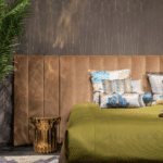DIY Bedroom Wallpaper Installation