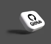 GitLab vs GitHub Actions enterprise pricing - GitHub icon in 3D. My 3D work may be seen in the section titled "3D Render."