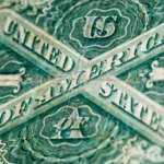 low-code platform for credit unions USA - Close up of shot of the back of Series 1917 $1 bill