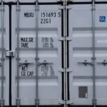 carbon footprint tracking SaaS for logistics - Grey container