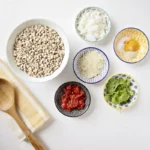 how to reduce sodium in homemade meals - Black Eyed Peas Ingredients Vegetarian Cooking Bowls Spoon