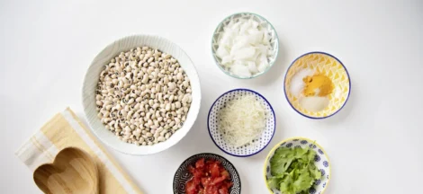 how to reduce sodium in homemade meals - Black Eyed Peas Ingredients Vegetarian Cooking Bowls Spoon