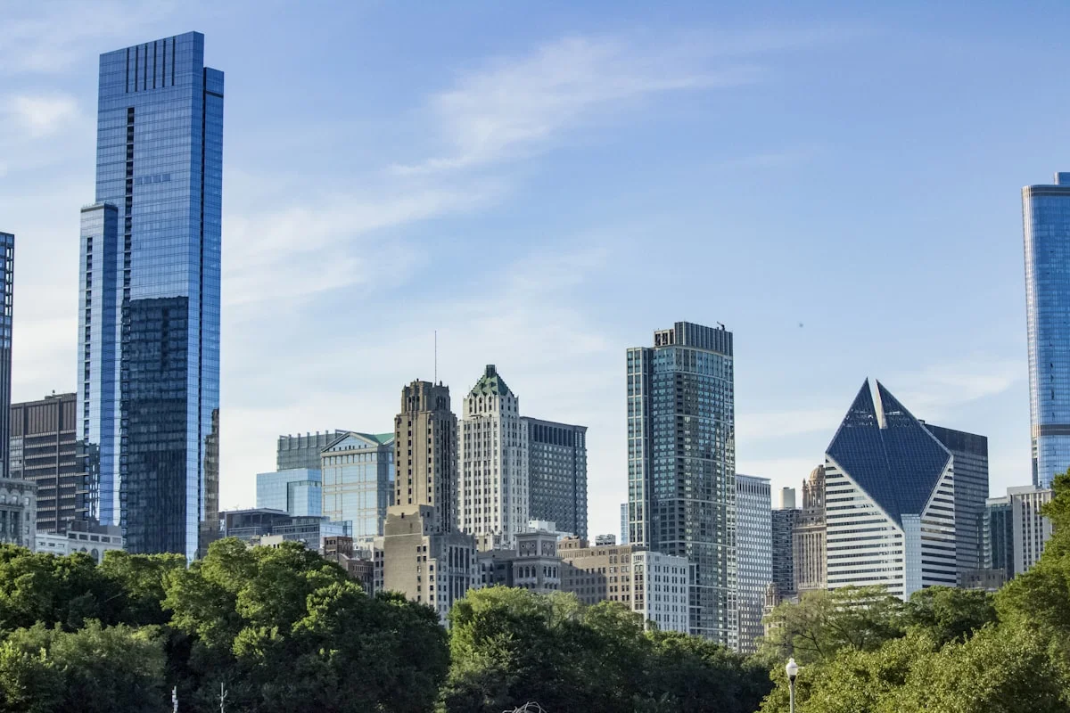 point-of-sale system subscription Dallas - Chicago city as seen from the Bean.