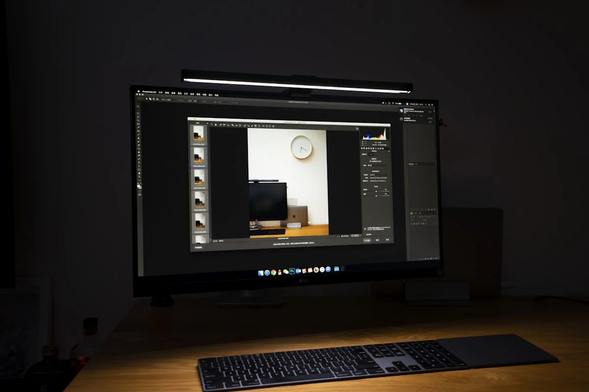 best free photo editing software for Mac beginners - Photoshop on Macbook Pro