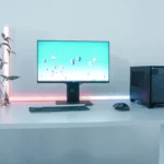 DIY computer build for gaming under $1000 - My minimal standing desk workspace - @squarelism
