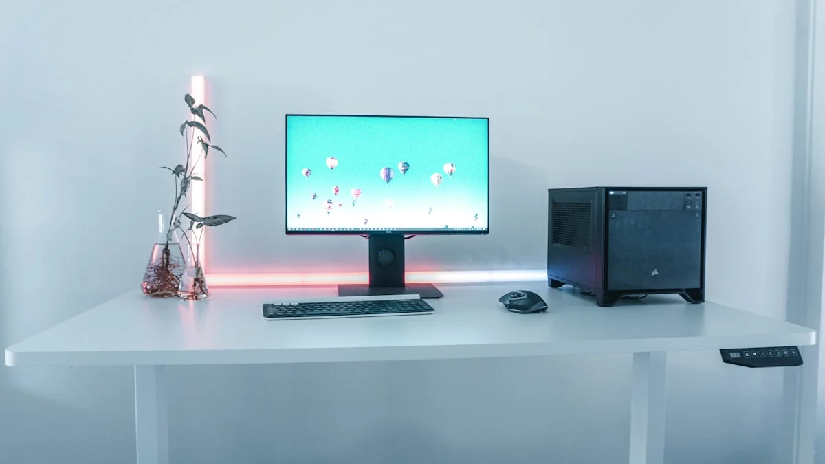 DIY computer build for gaming under $1000 - My minimal standing desk workspace - @squarelism