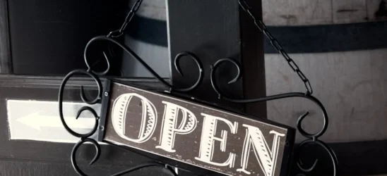 cybersecurity services for small businesses pricing — Small Business Open Sign in Doorway
